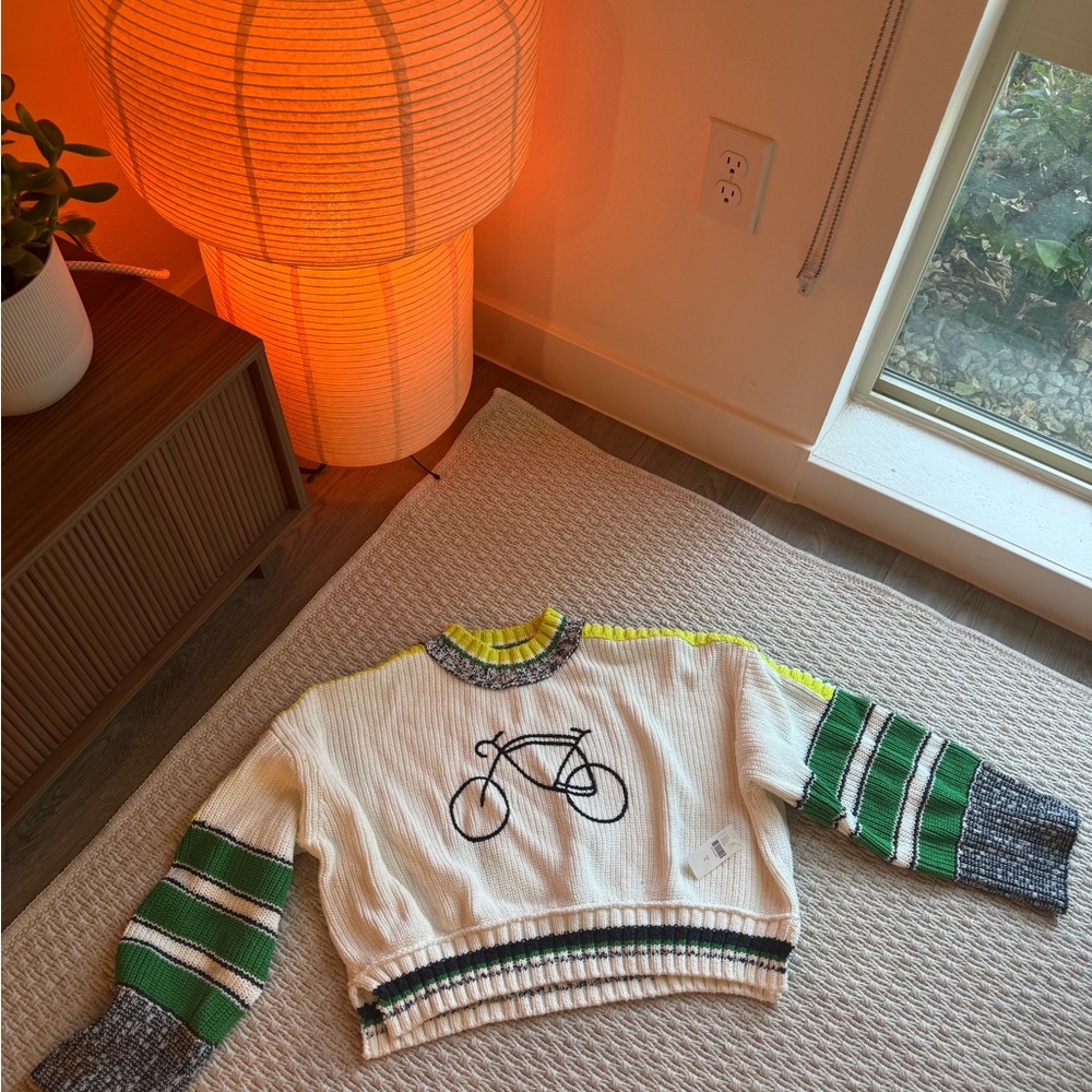 Daily Practice Le Tour Cropped Crew-Neck Sweater